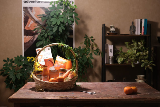 Geschenkkorb Orange Galerie
