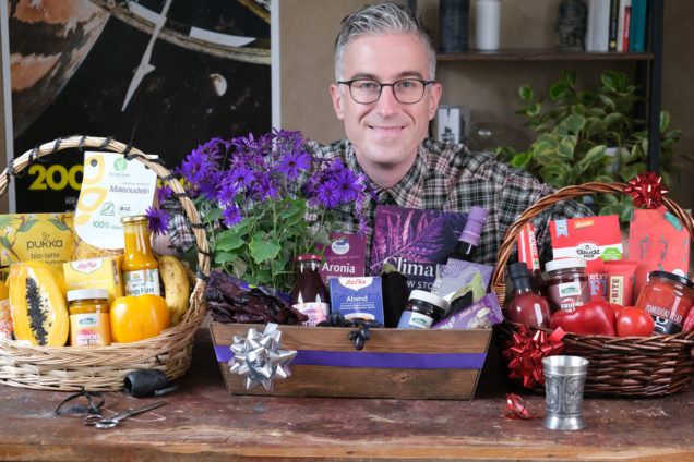 Geschenkkorb Rosa bis Farbenfroh
